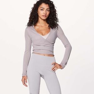 Lululemon Heart Opener Knot Wrap Silk Viscose